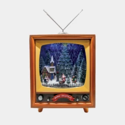 Snowing Musical Retro Television