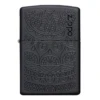 Zippo - Swirl Pattern Black Matte 2 Zippo - Swirl Pattern Black Matte -Cheap T-Shirt Store 573459 000 001