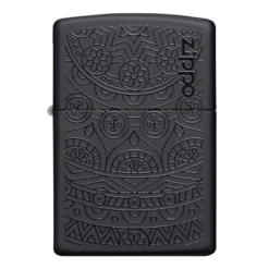 Zippo - Swirl Pattern Black Matte