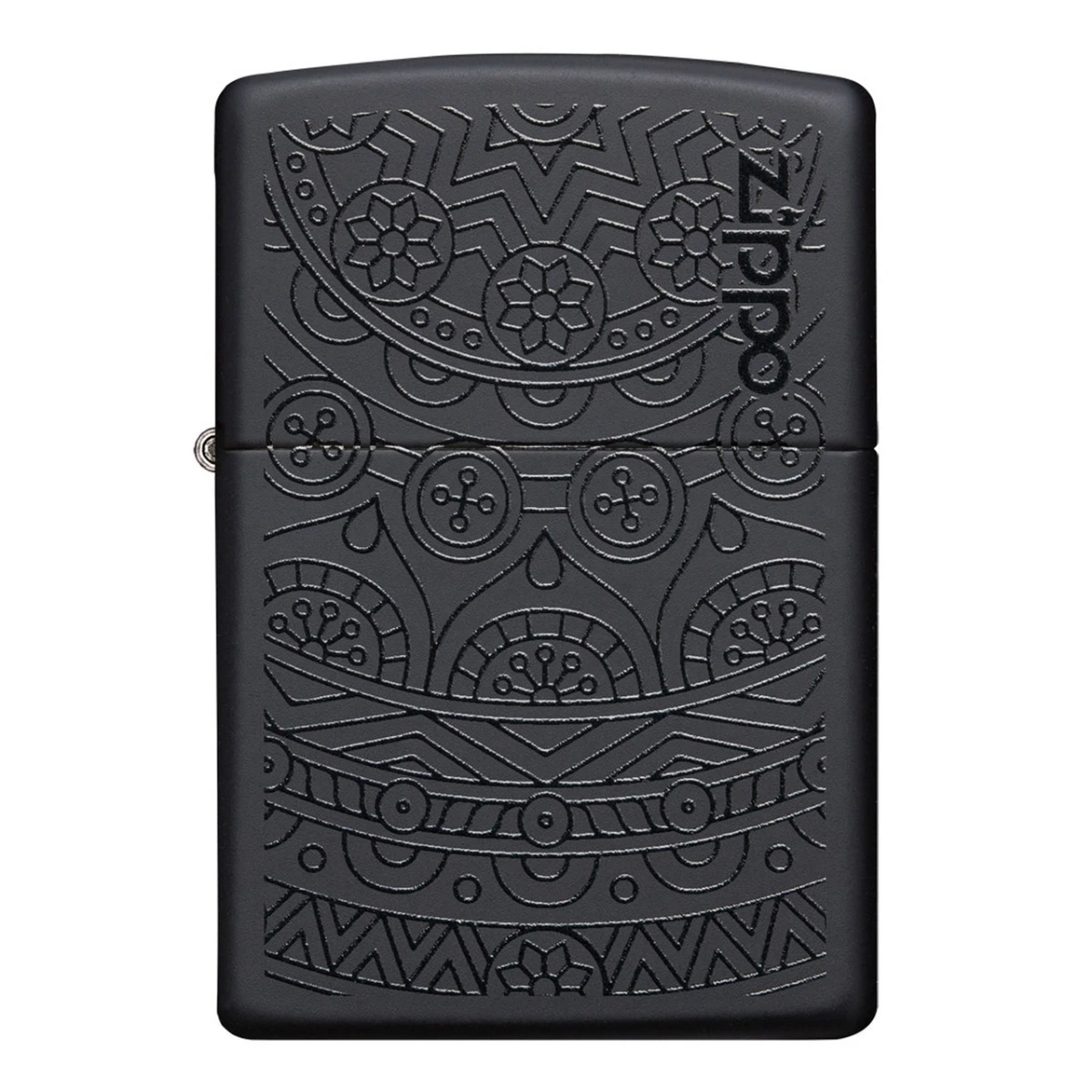 Zippo - Swirl Pattern Black Matte 3 Zippo - Swirl Pattern Black Matte