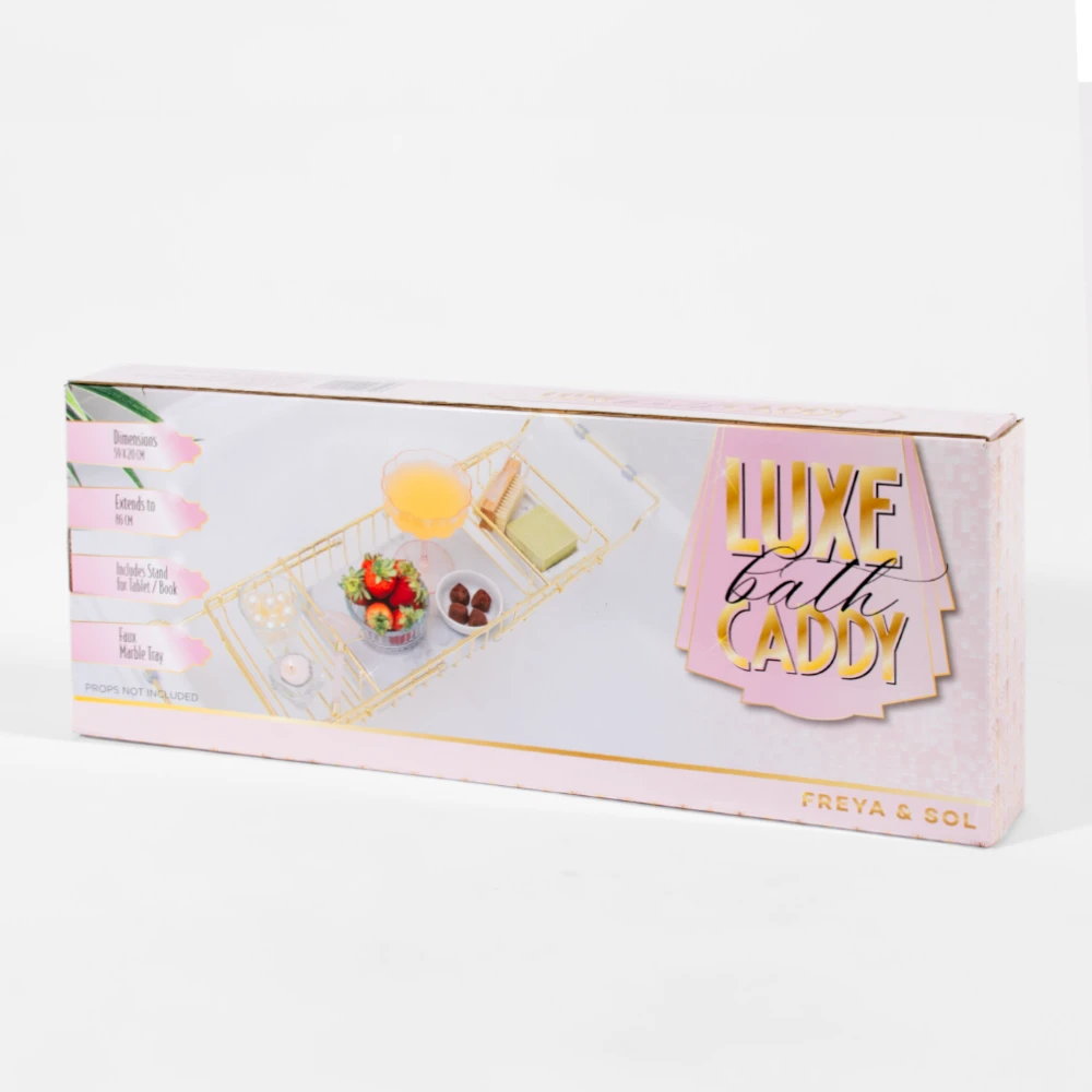 Extendable Metal And Marble Bath Caddy 7 Extendable Metal And Marble Bath Caddy - Image 6