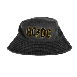 ACDC Power Up Washed Denim Bucket Hat