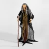 Animated Standing Witch With Walking Stick 160cm