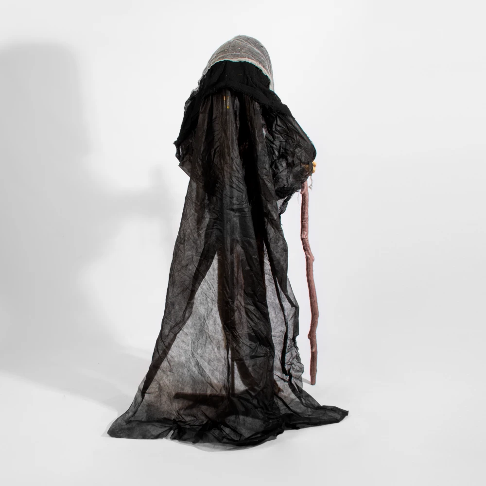Animated Standing Witch With Walking Stick 160cm 5 Animated Standing Witch With Walking Stick 160cm - Image 4