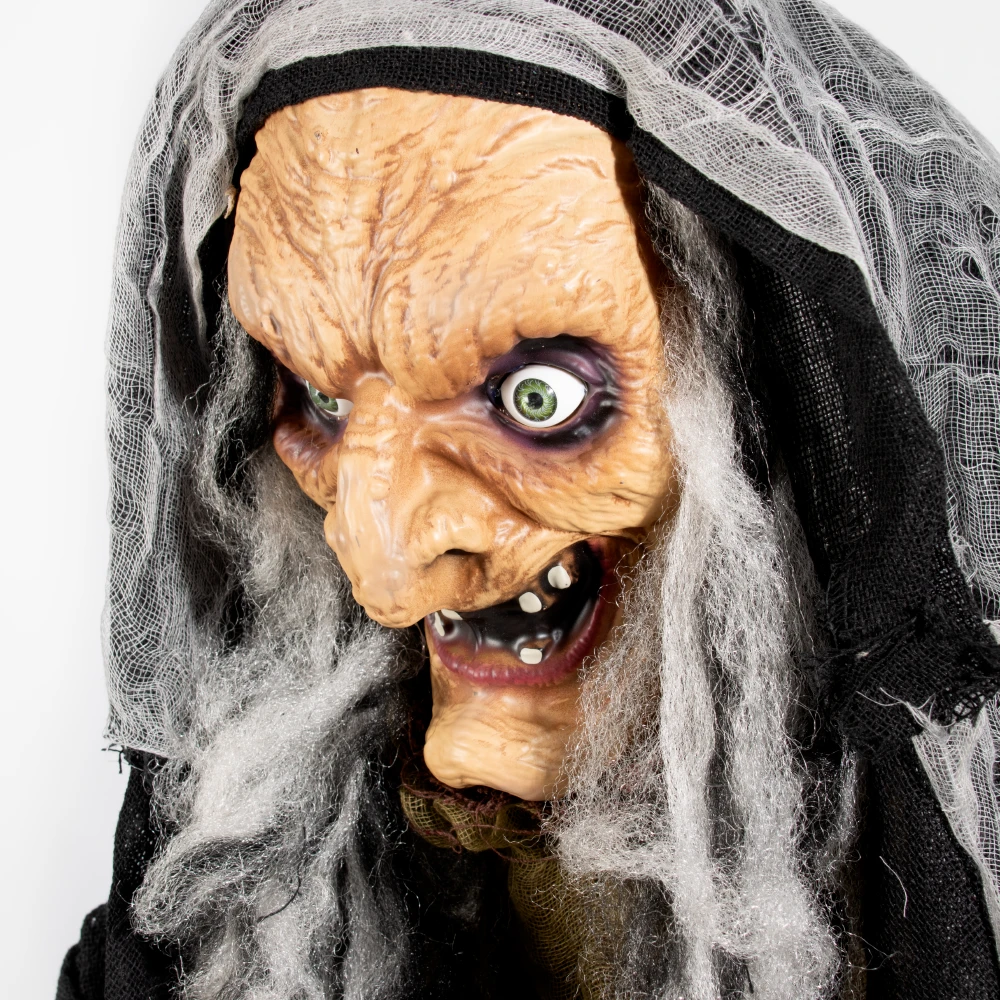 Animated Standing Witch With Walking Stick 160cm 6 Animated Standing Witch With Walking Stick 160cm - Image 5