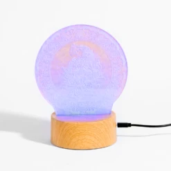 3D Light Mandala Peacock W 7 Colours