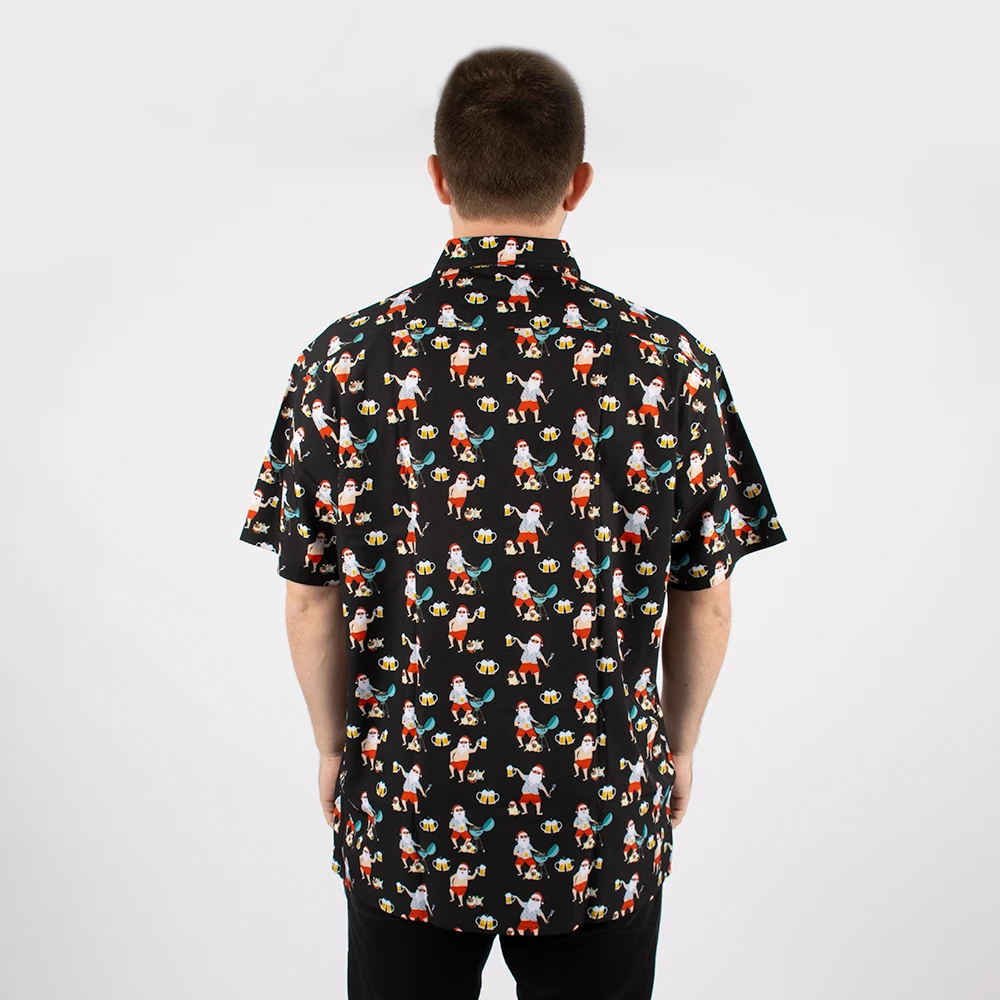 Santa With Beer Christmas Shirt L/XL 6 Santa With Beer Christmas Shirt L/XL - Image 4